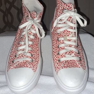 Converse High Top Chuck Taylor Sneakers Poppy Platforms